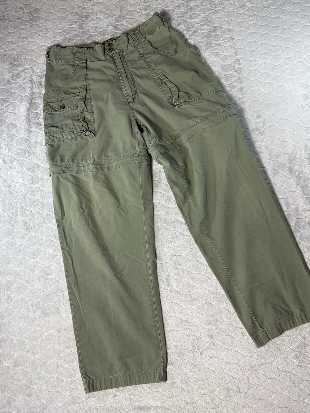 Vintage Cabelas Convertible Cargo Pants 34 Reg Fits 32x29.5 Zip Off Gorpcore
